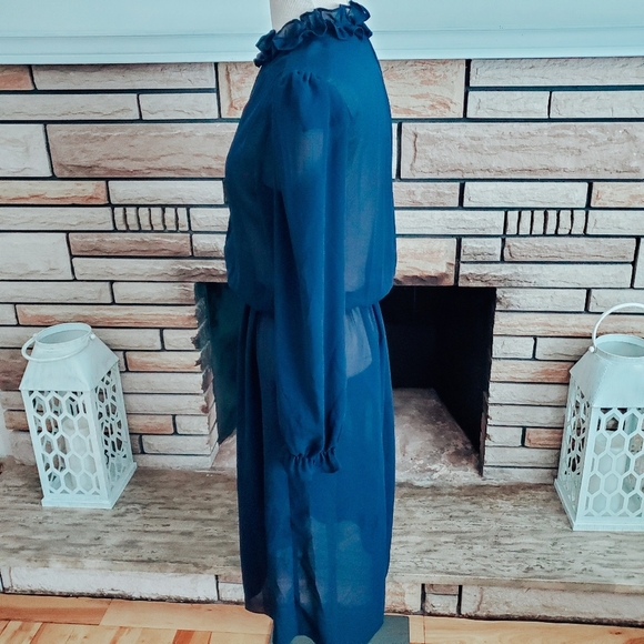 Vintage 1980's sheer dress - Picture 4 of 7